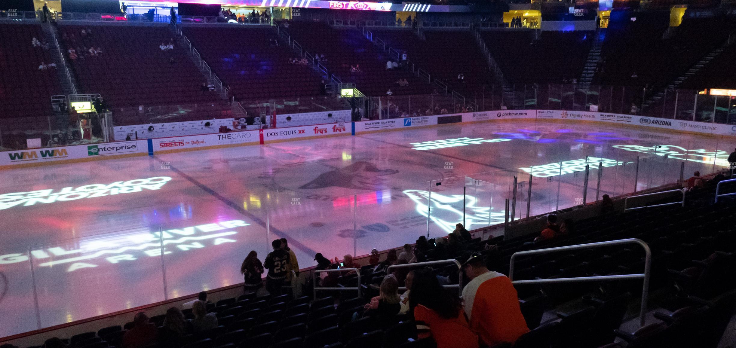 Seating view for Desert Diamond Arena Section 113