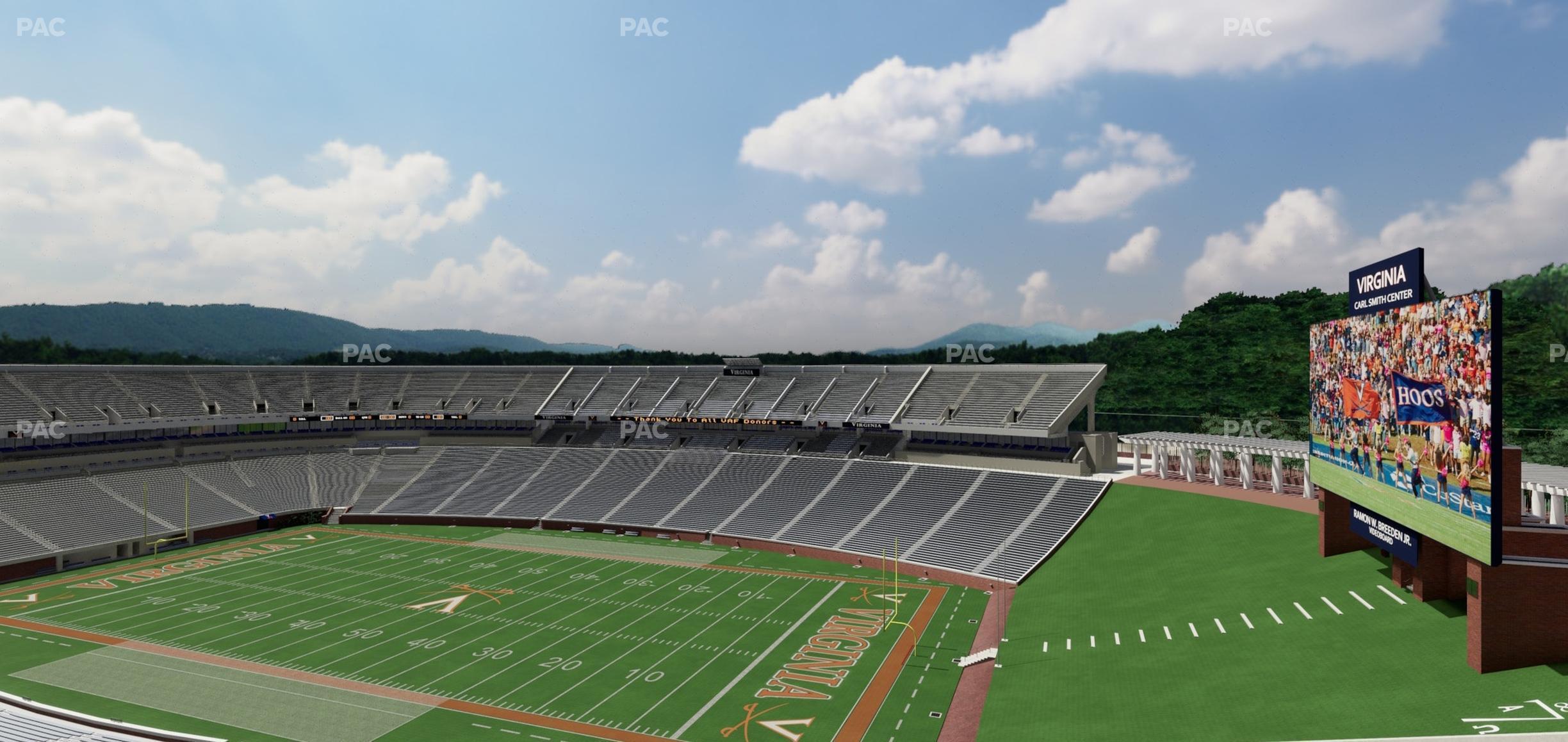 Seating view for Scott Stadium Section 501