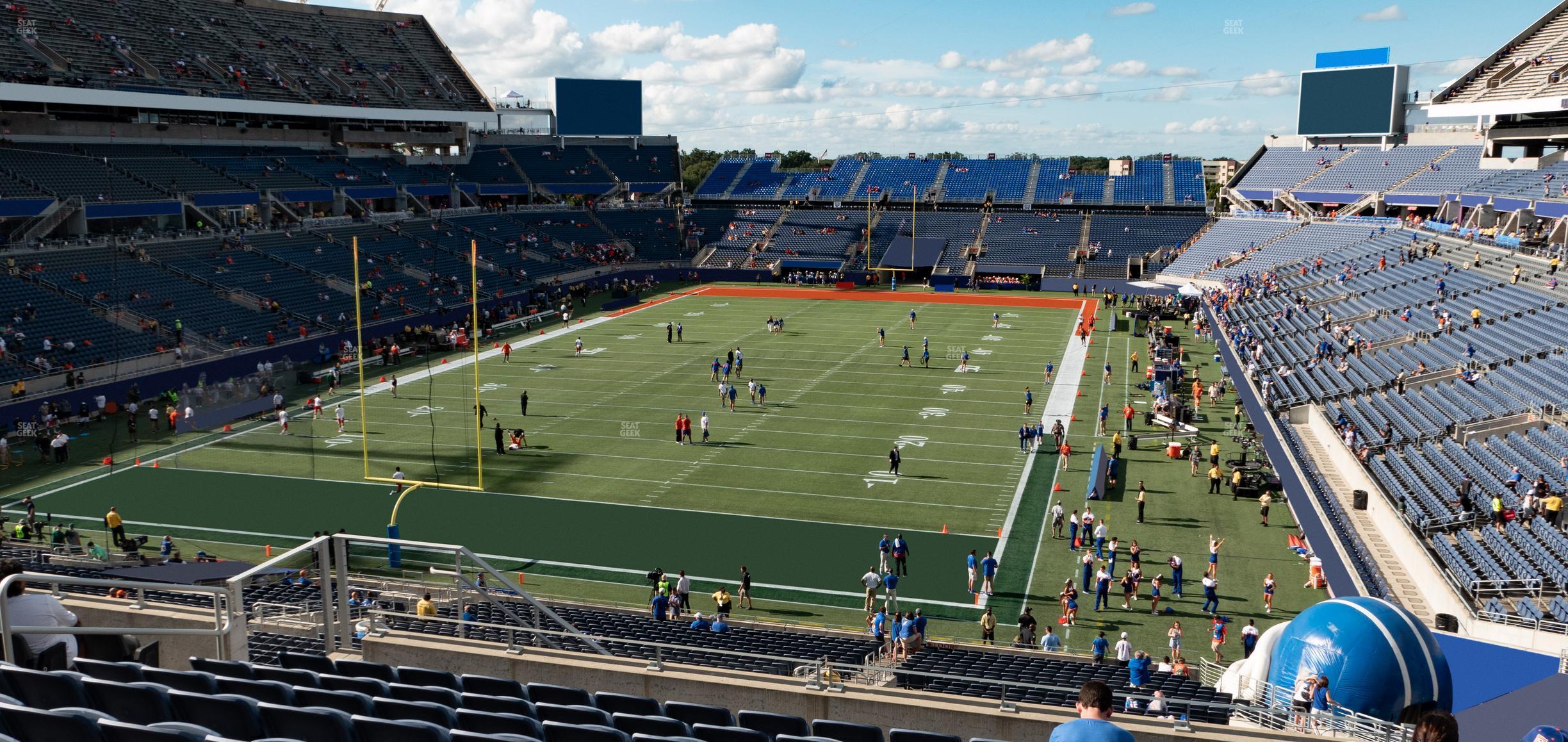 Seating view for Camping World Stadium Section Plaza 19