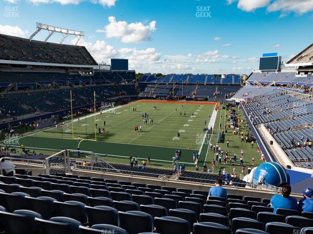 Seating view for Camping World Stadium Section Plaza 19