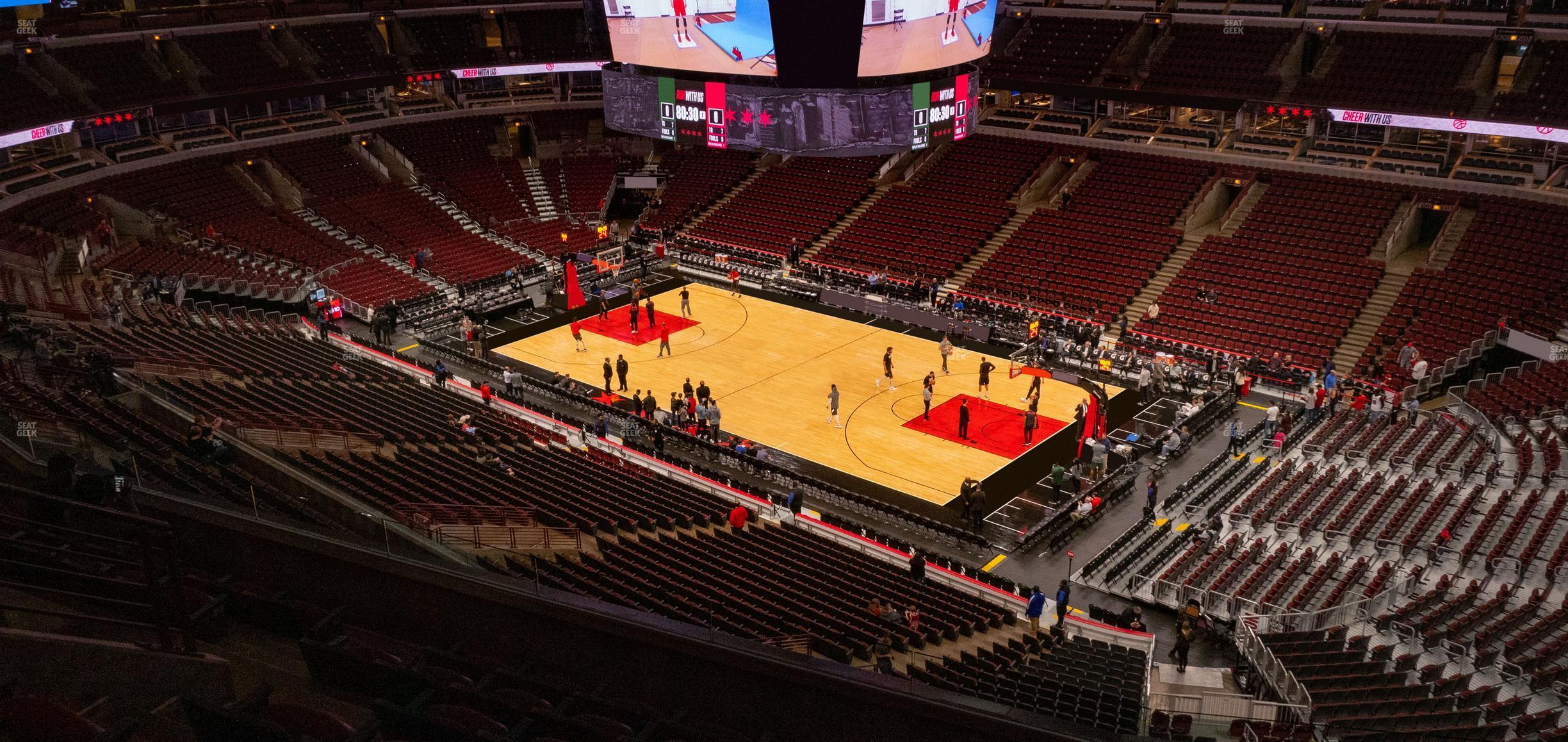 Seating view for United Center Section 314