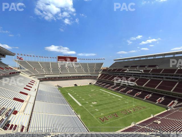 Seating view for Kyle Field Section 326