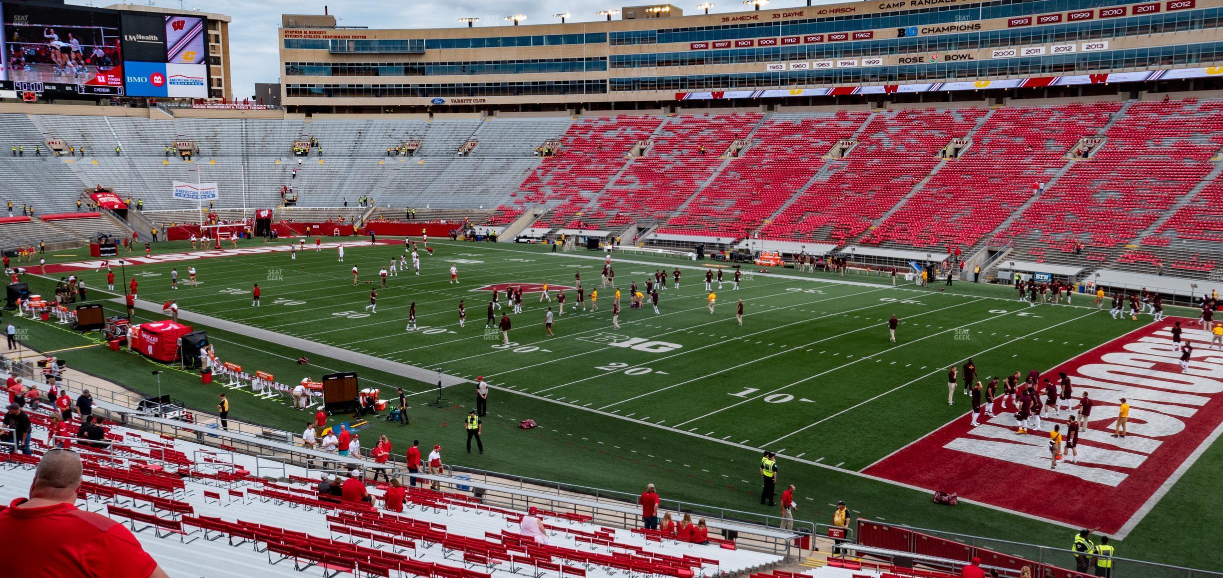 Seating view for Camp Randall Stadium Section A