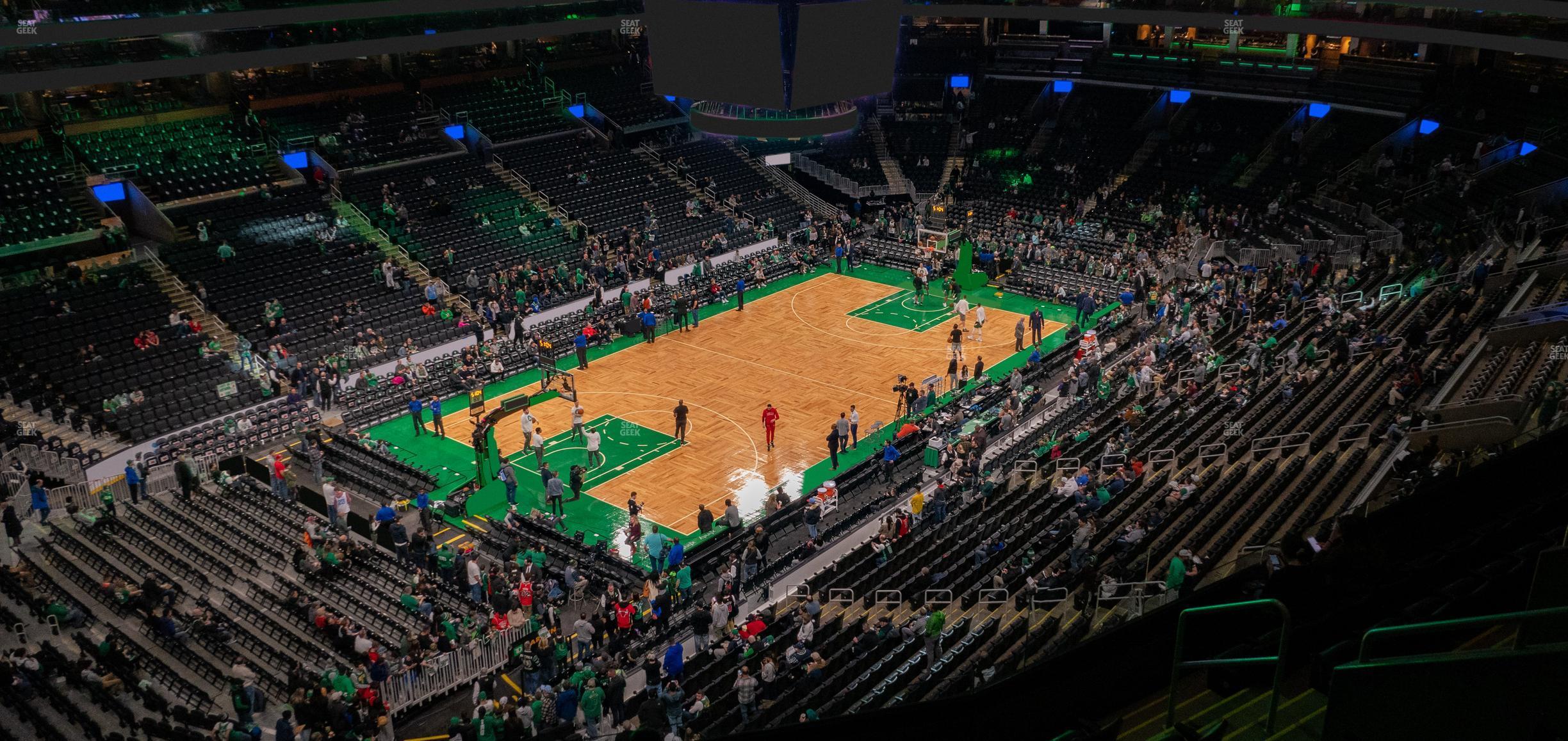 Seating view for TD Garden Section Balcony 305