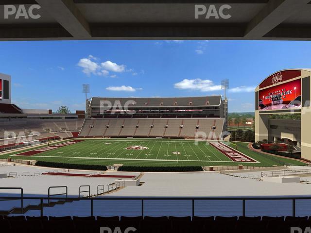 Seating view for Davis Wade Stadium Section 105