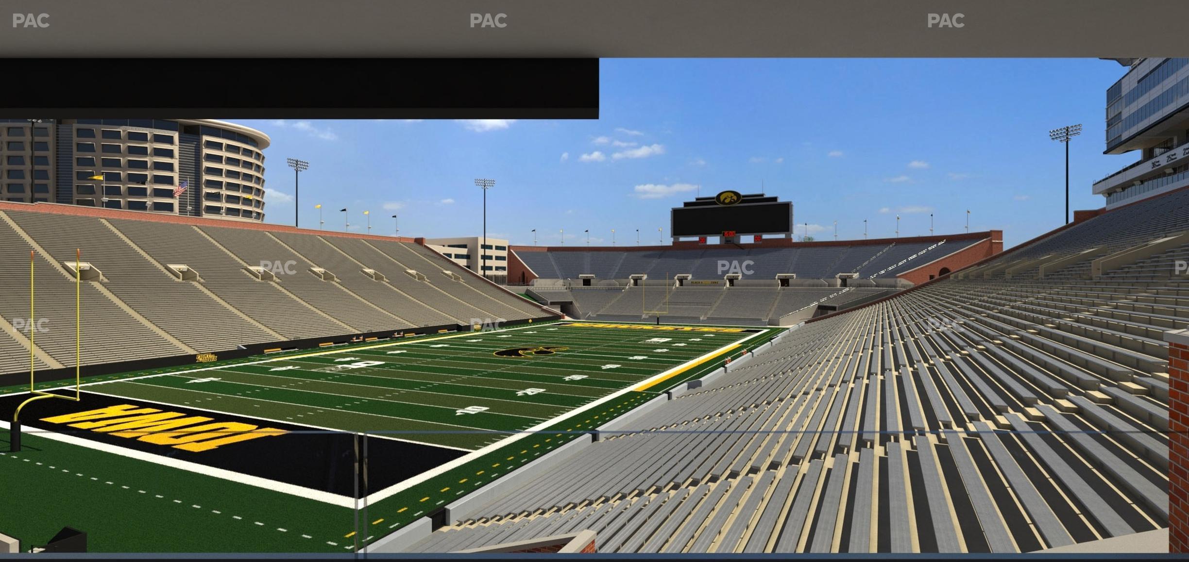 Seating view for Kinnick Stadium Section Ironmen Box 10