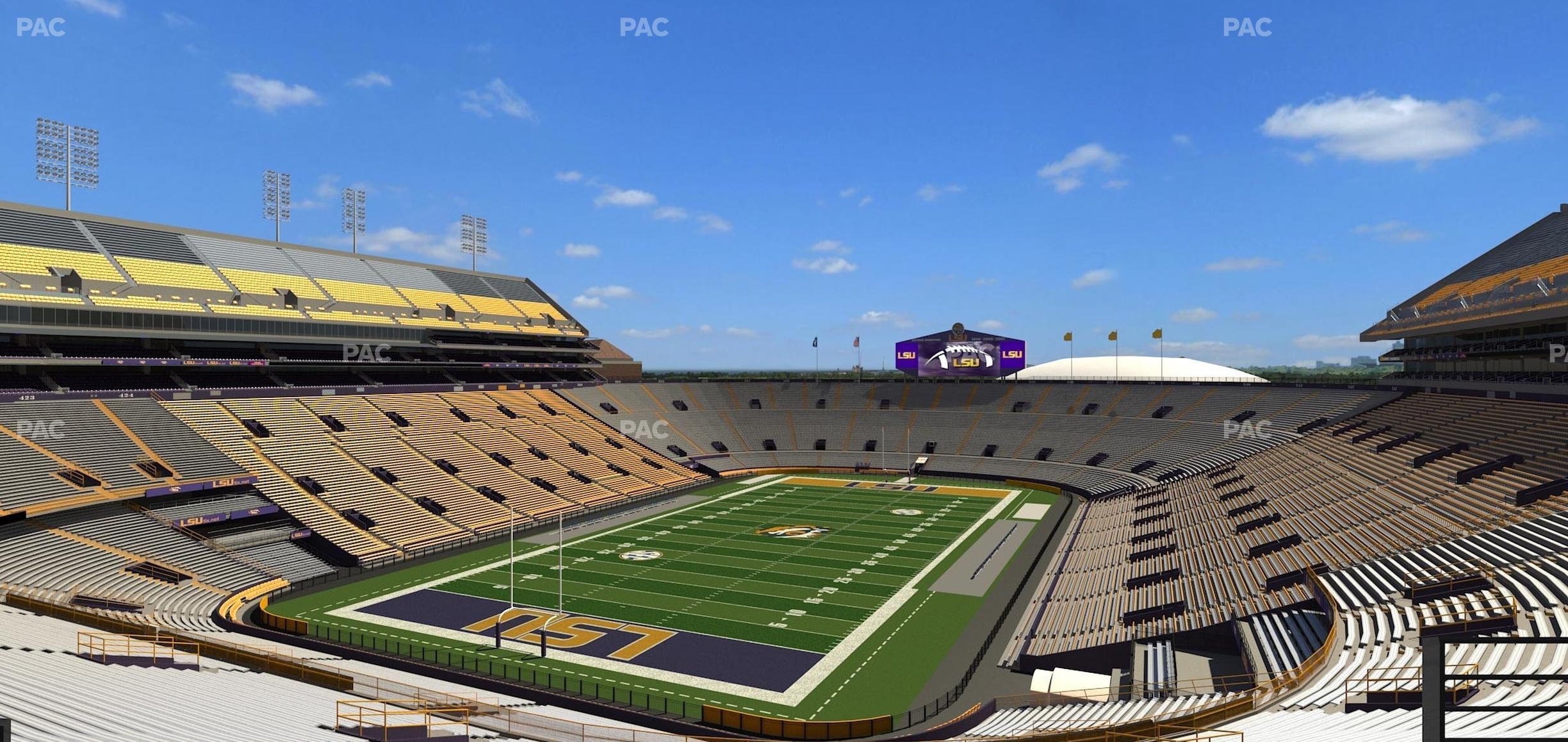 Seating view for Tiger Stadium Section Suite 142