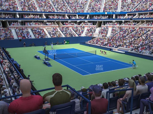 Seating view for Arthur Ashe Stadium Section Suite 143