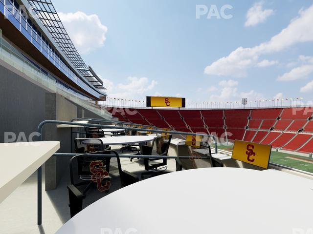 Seating view for Los Angeles Memorial Coliseum Section Loge 403