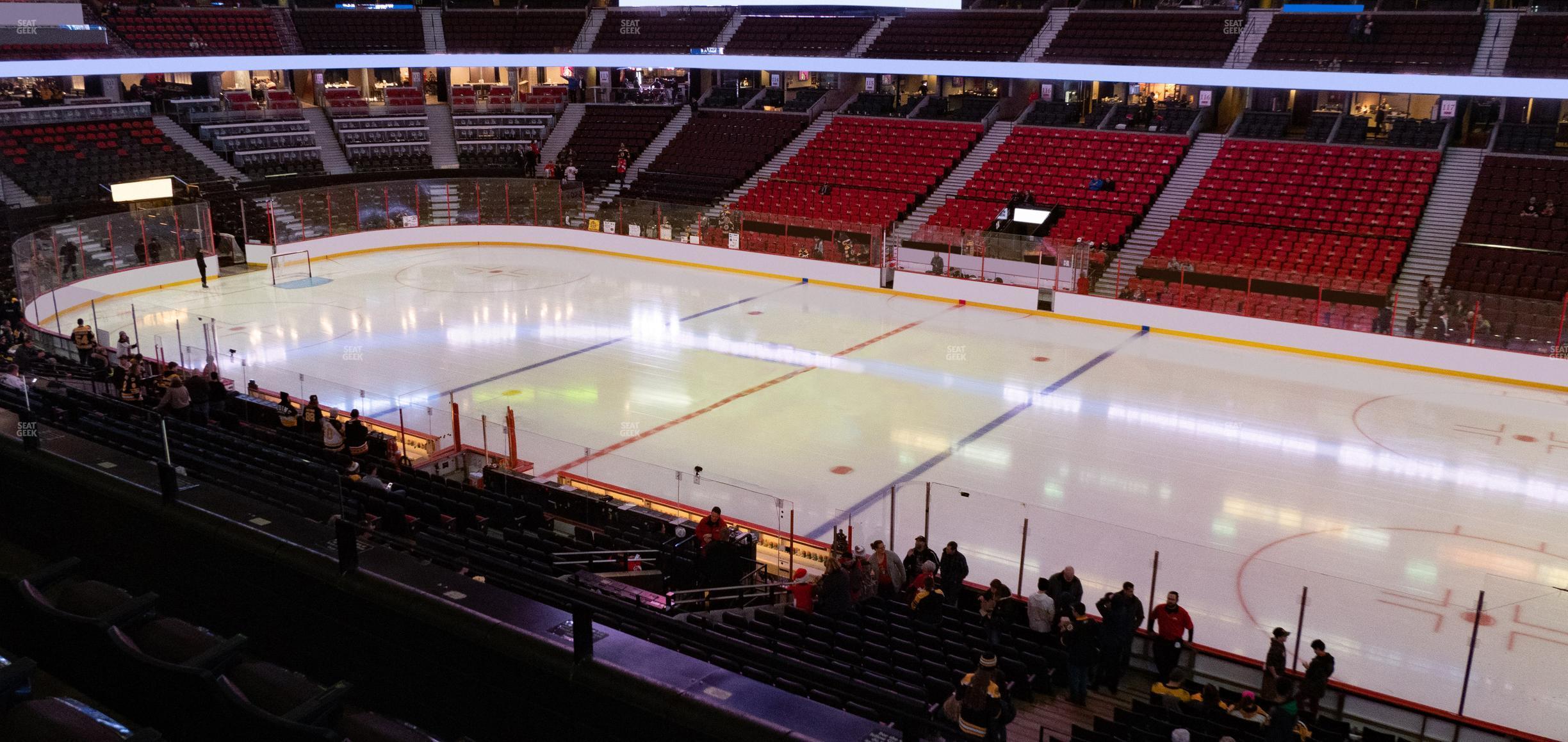 Seating view for Canadian Tire Centre Section 206