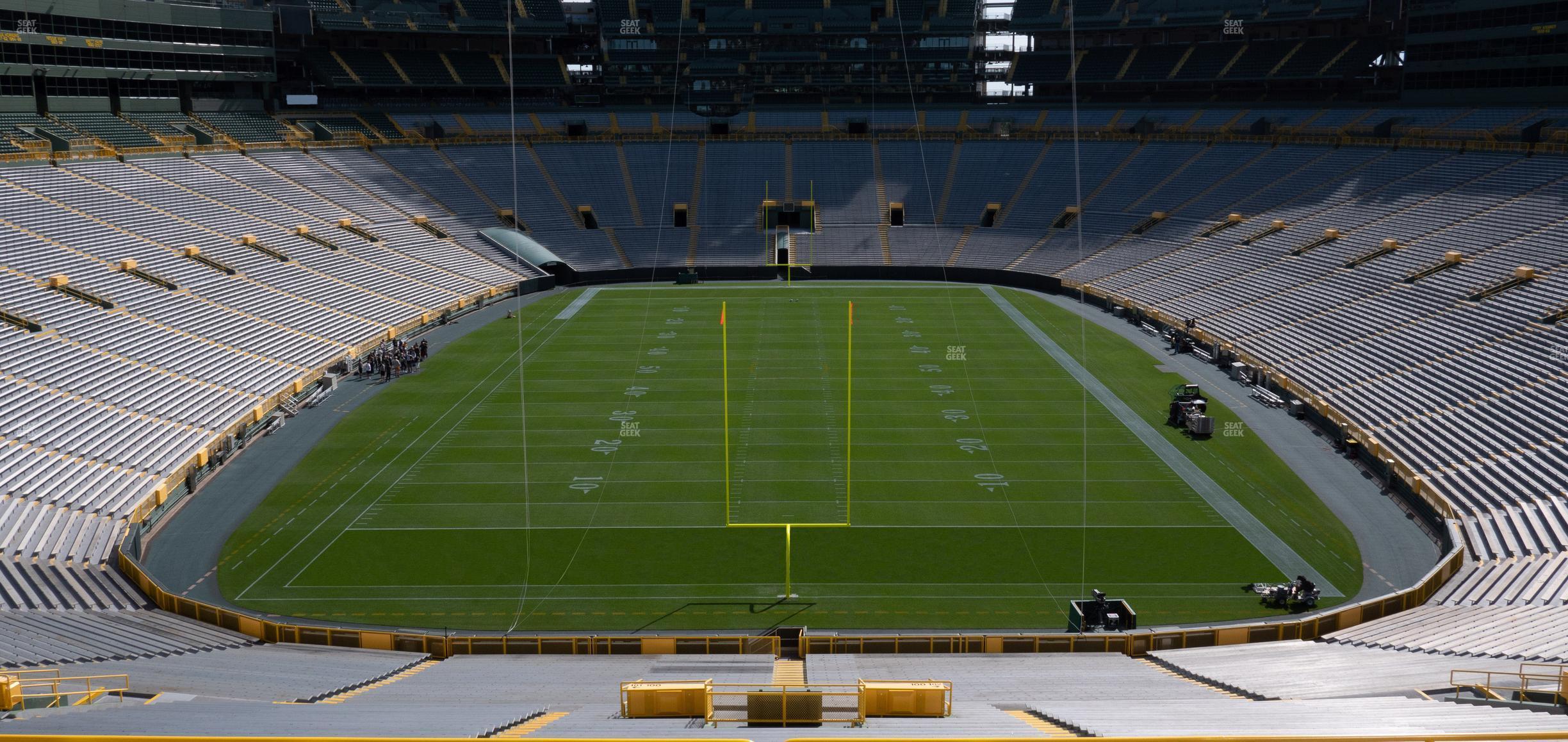 Seating view for Lambeau Field Section 300