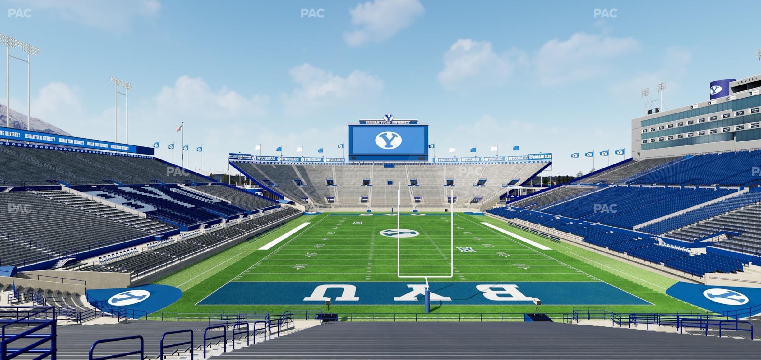 Seating view for LaVell Edwards Stadium Section 125