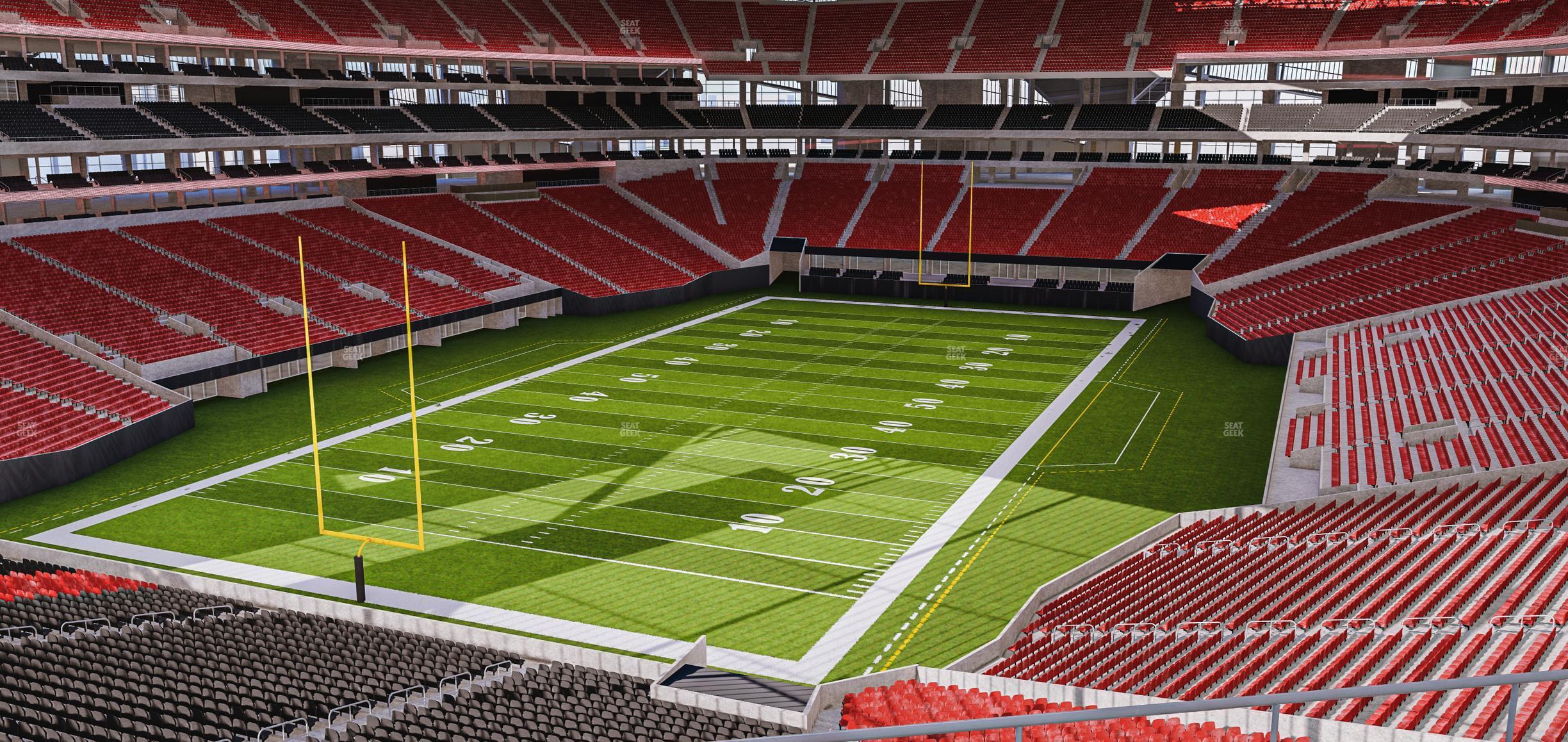 Seating view for Mercedes-Benz Stadium Section 247