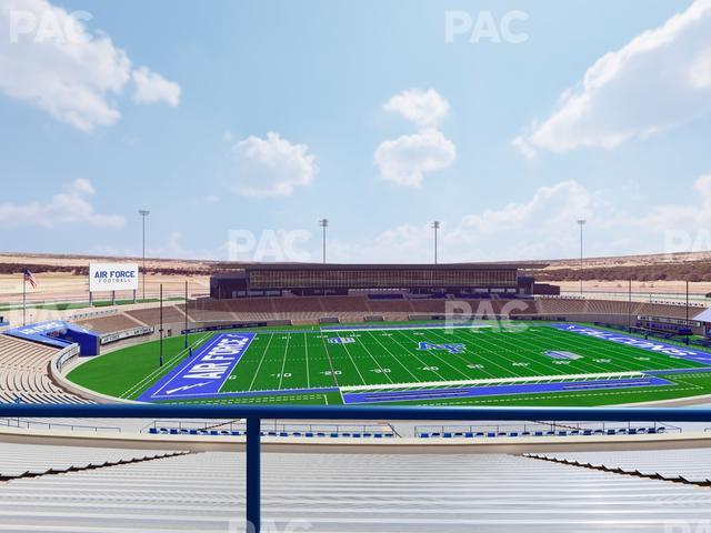 Seating view for Falcon Stadium Section M 10