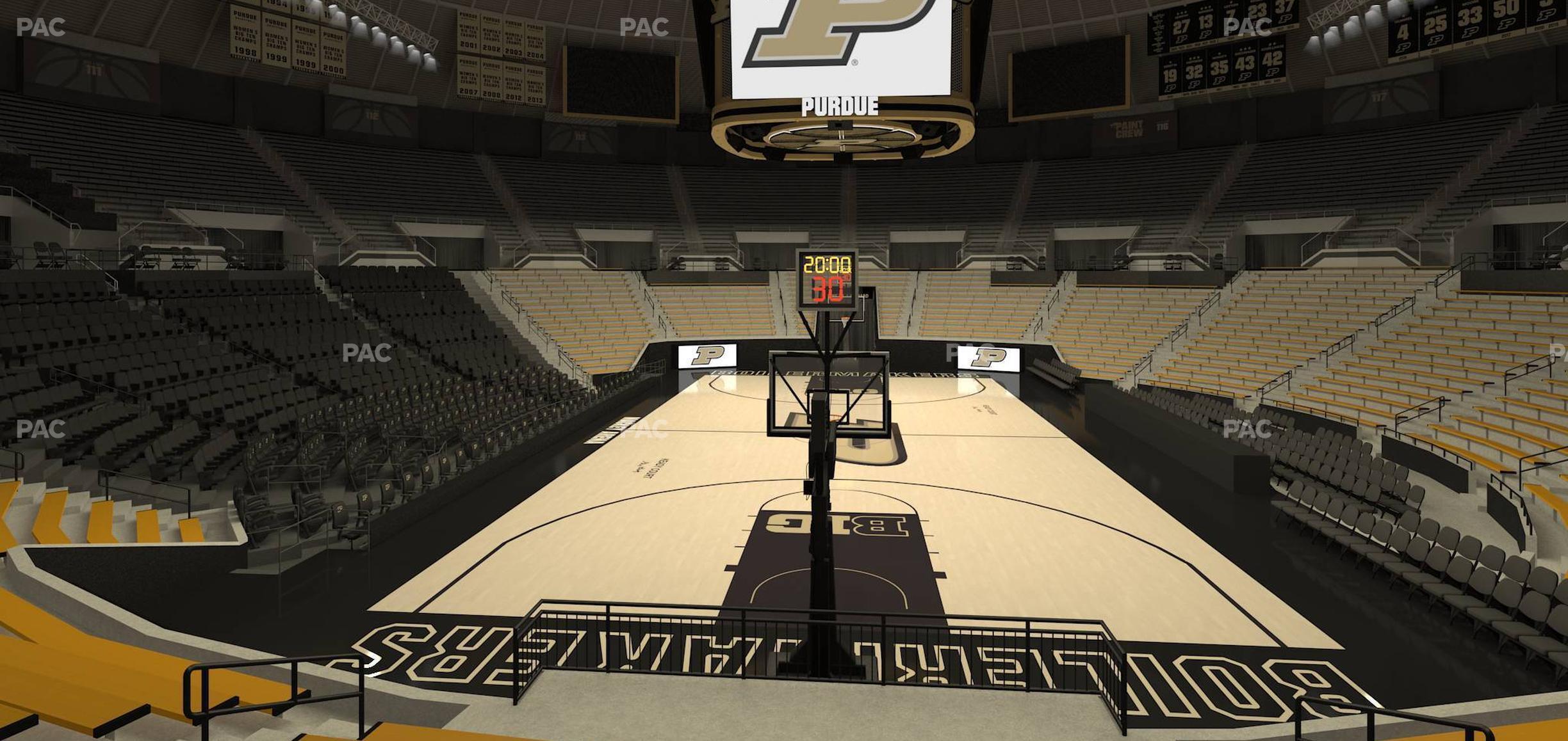 Seating view for Mackey Arena Section Lower 5