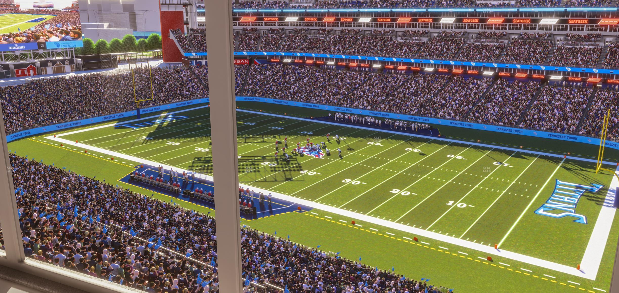 Seating view for Nissan Stadium Section Suite 608 E