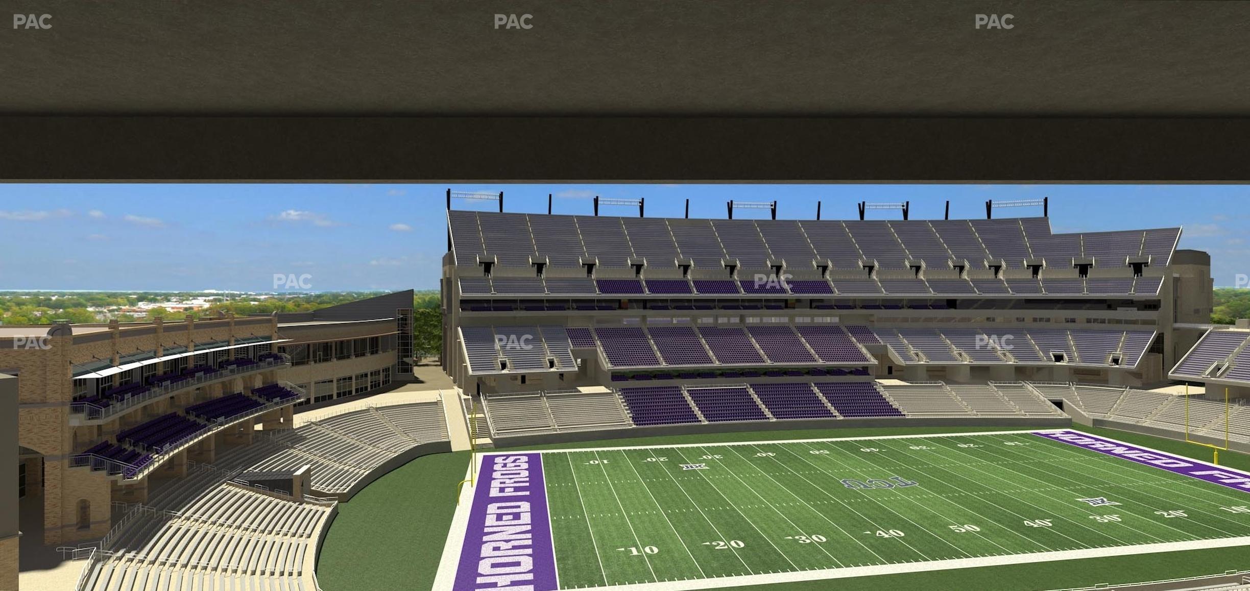 Seating view for Amon G Carter Stadium Section 237