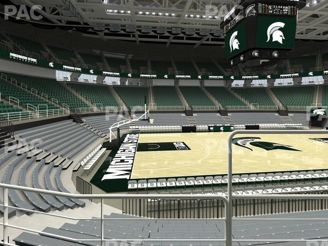 Seating view for Jack Breslin Student Events Center Section 129