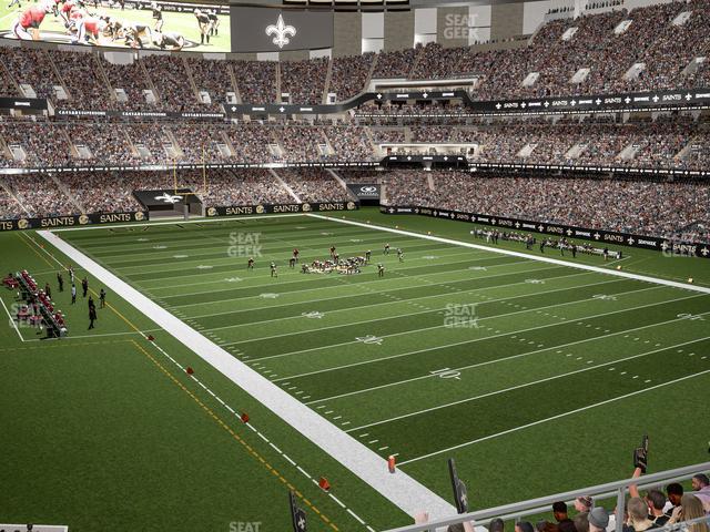 Seating view for Caesars Superdome Section 304