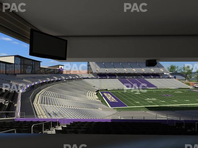 Seating view for Husky Stadium Section Club Husky 211