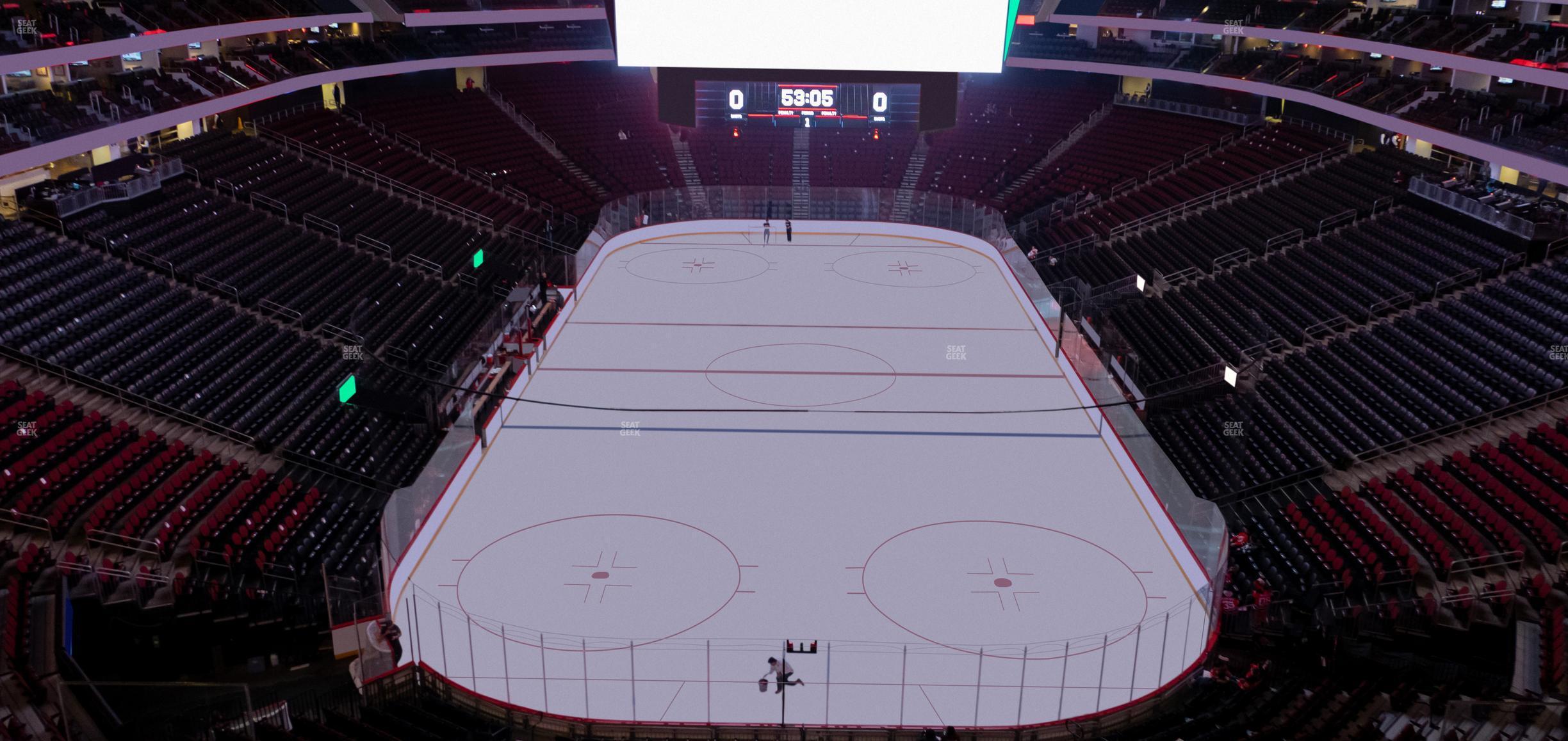 Seating view for Prudential Center Section 120