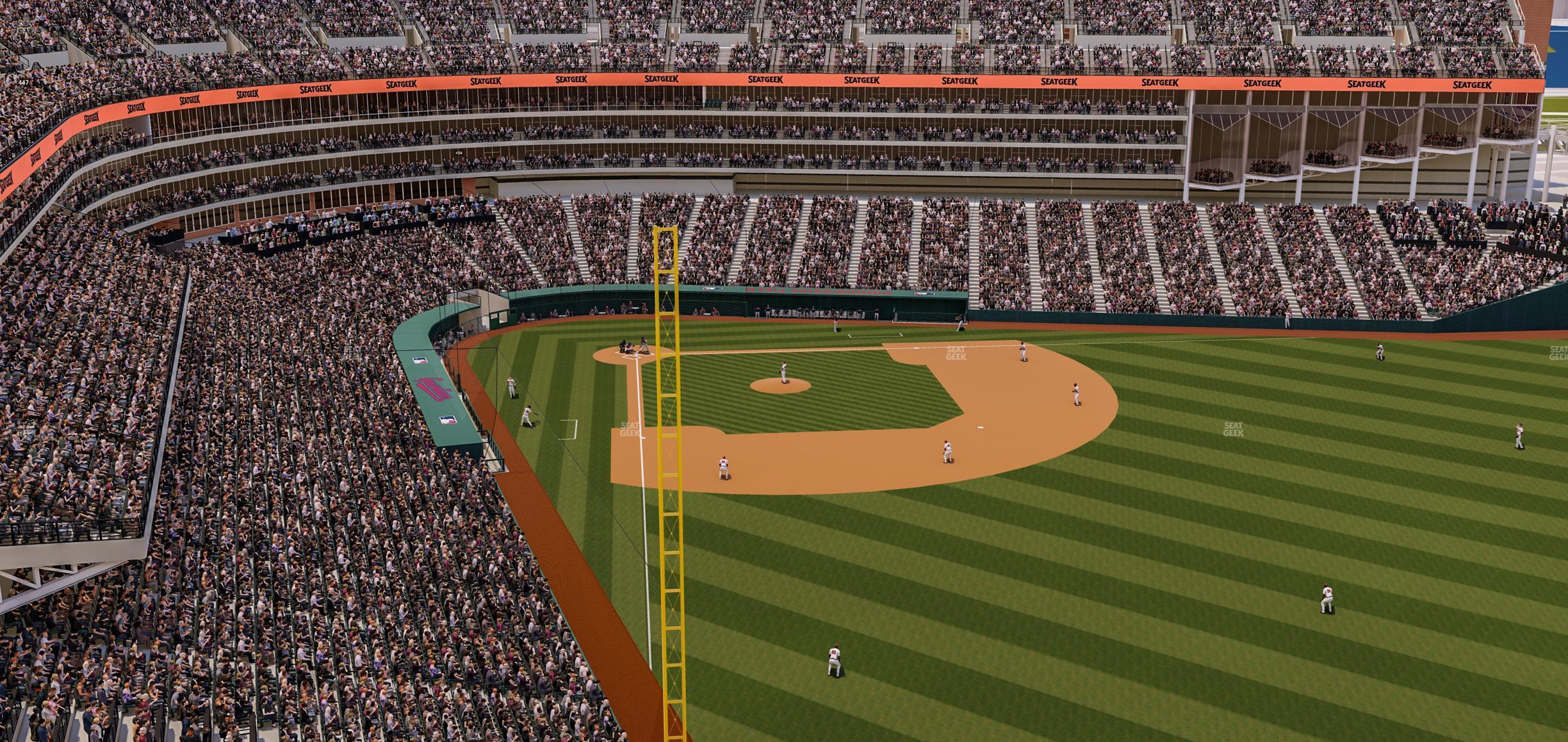 Seating view for Progressive Field Section Standing Right Field Terrace 514