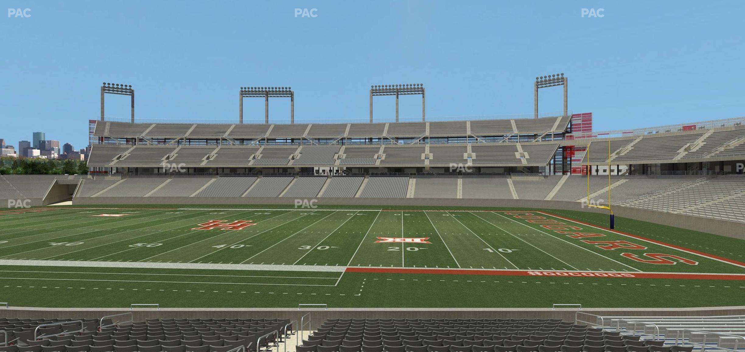 Seating view for TDECU Stadium Section 105