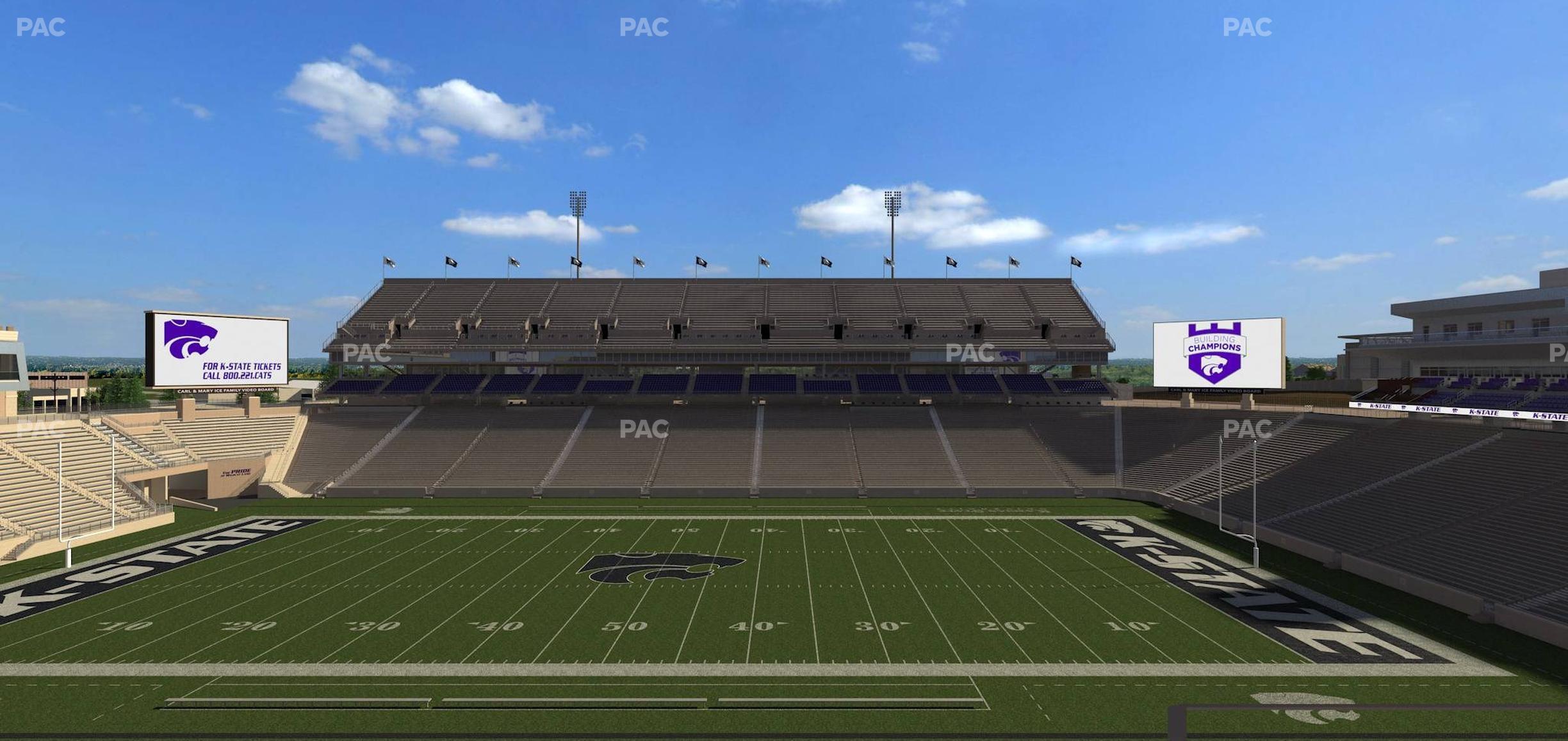 Seating view for Bill Snyder Family Stadium Section 207