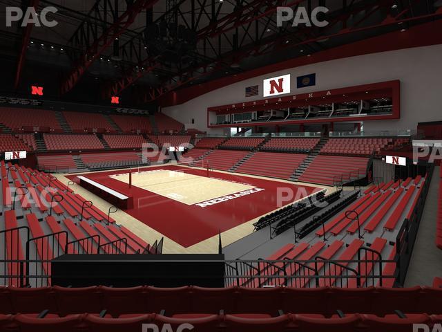 Seating view for Bob Devaney Sports Center Section B 14