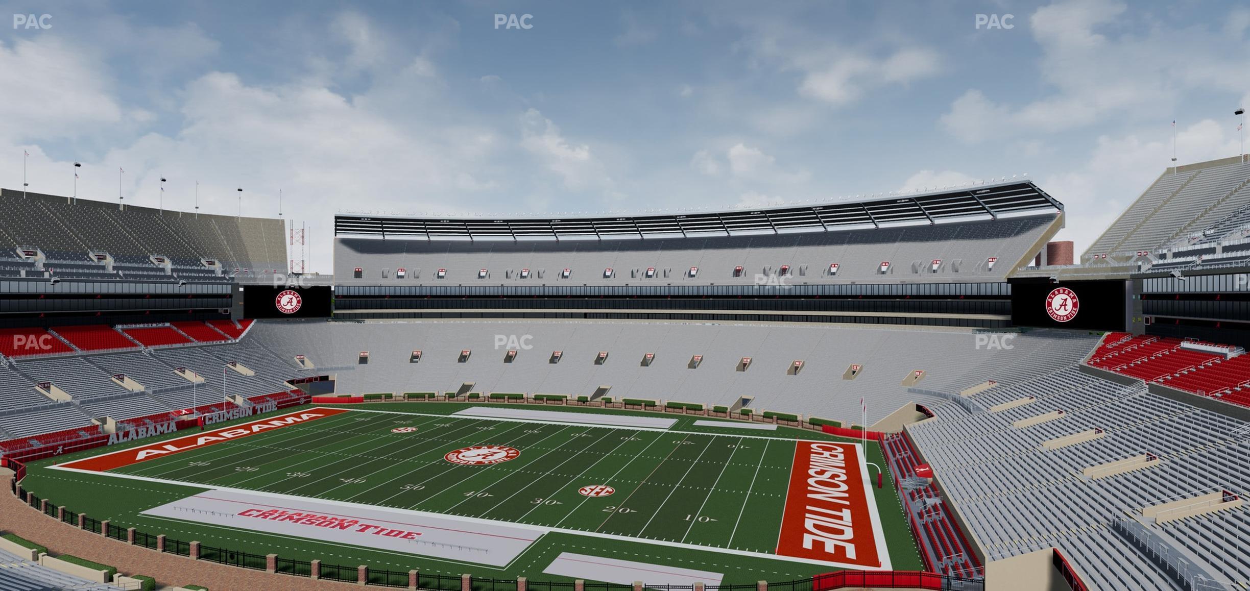 Seating view for Bryant-Denny Stadium Section Champions Club 4