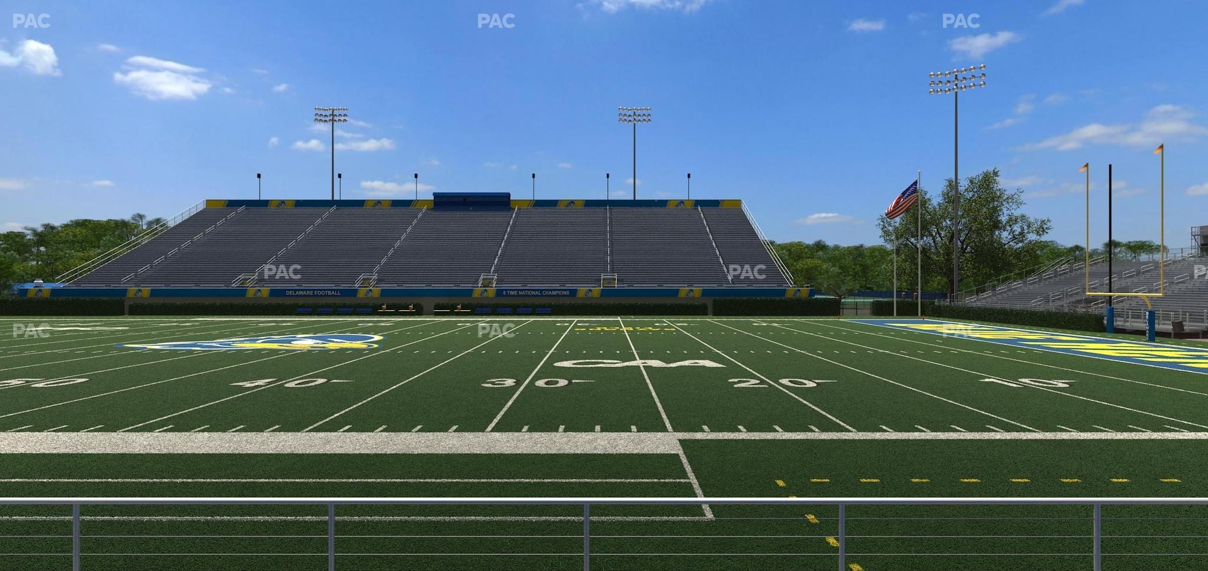 Seating view for Delaware Stadium Section 103