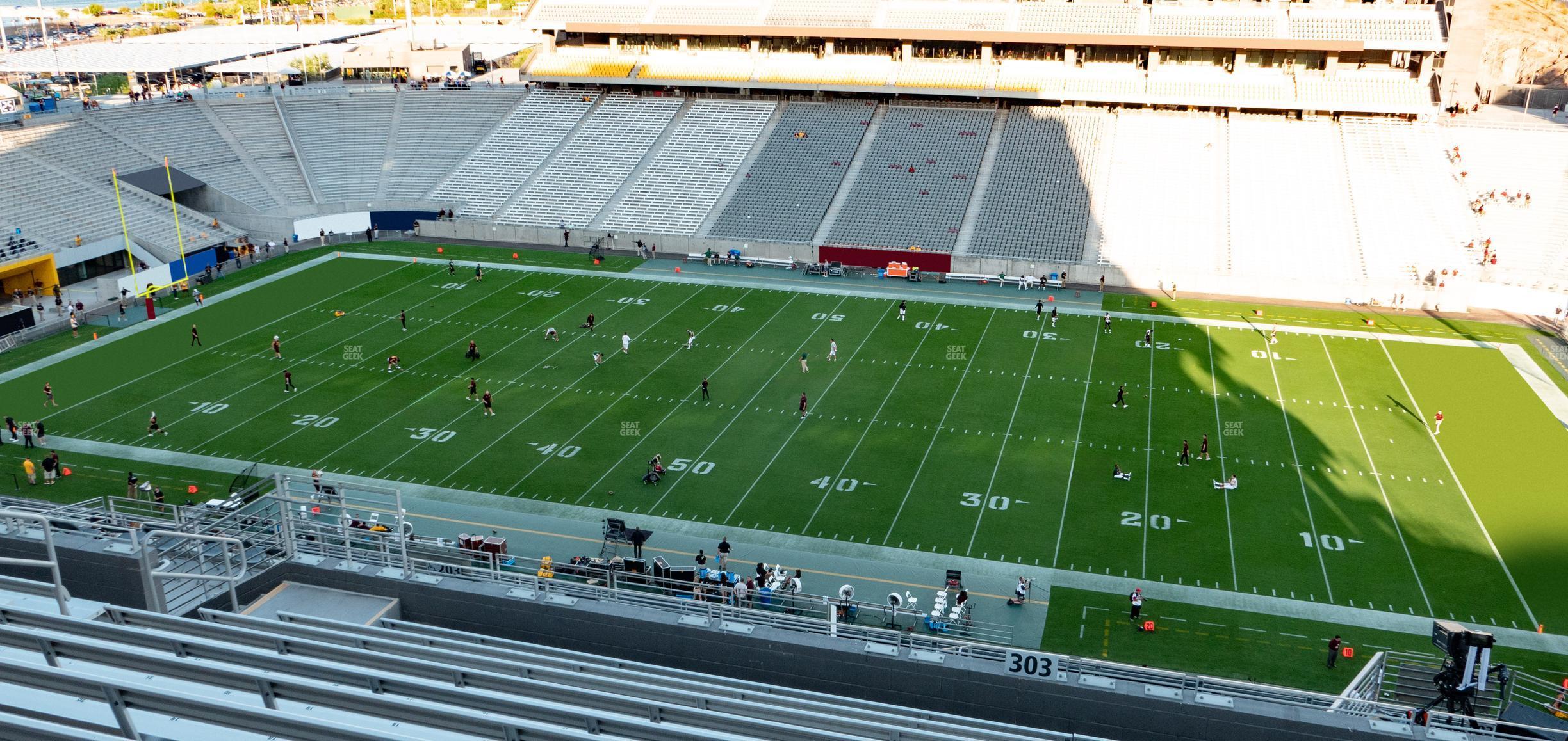 Seating view for Mountain America Stadium Section 303