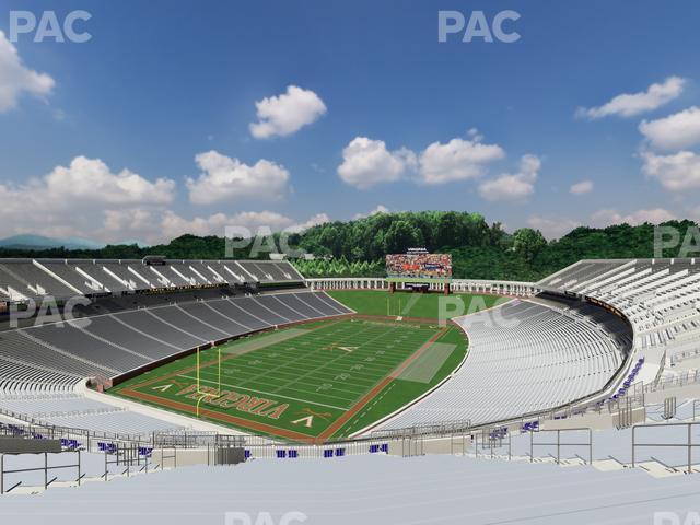 Seating view for Scott Stadium Section 516