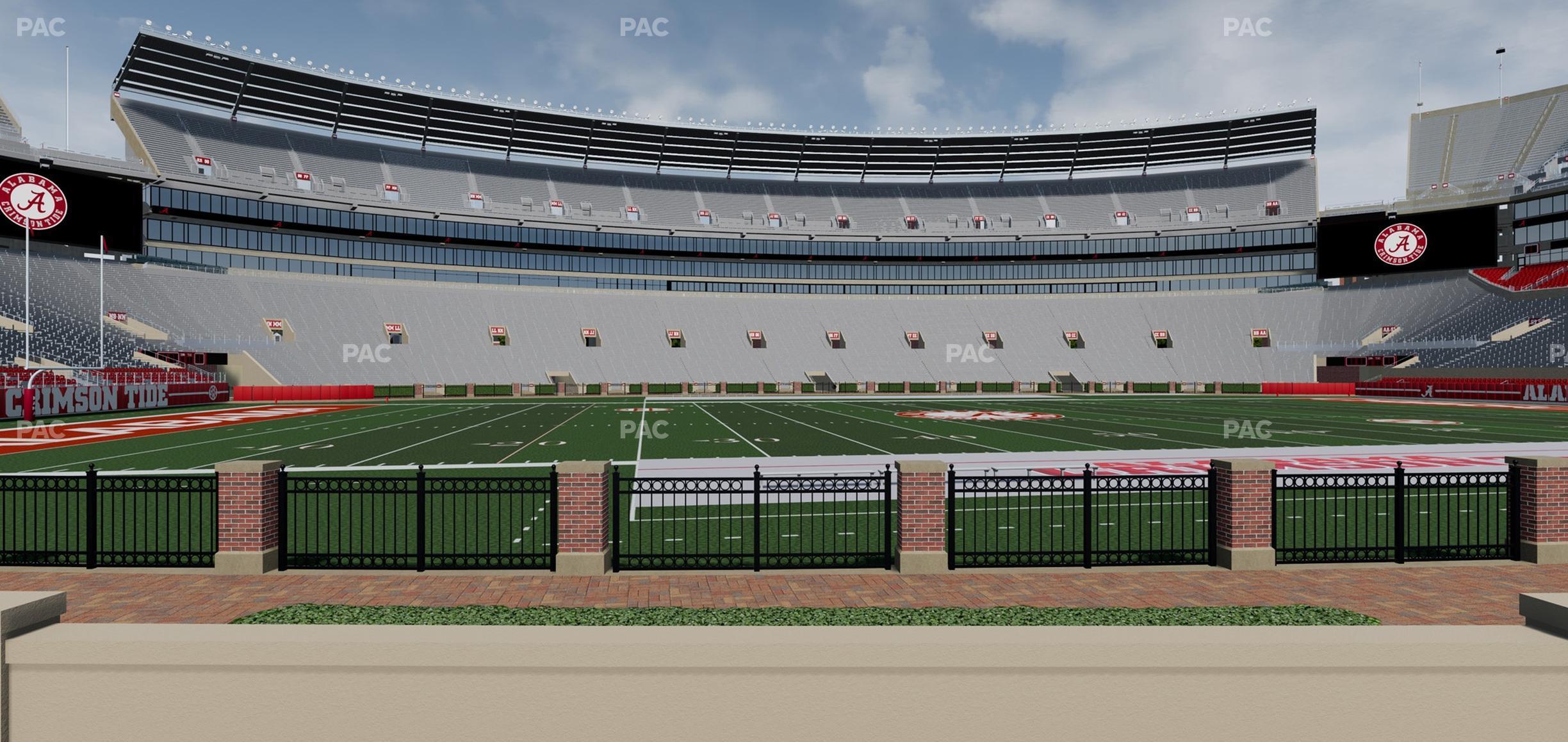 Seating view for Bryant Denny Stadium Section J