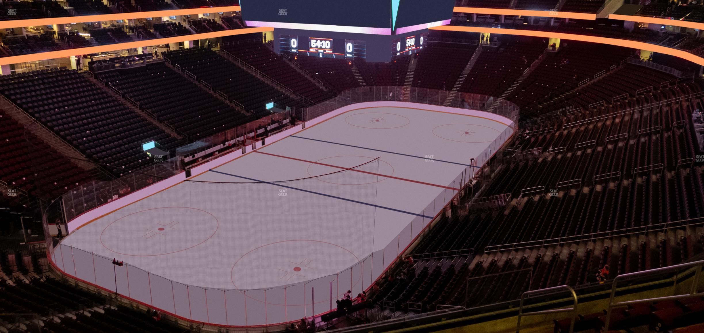 Seating view for Prudential Center Section 123