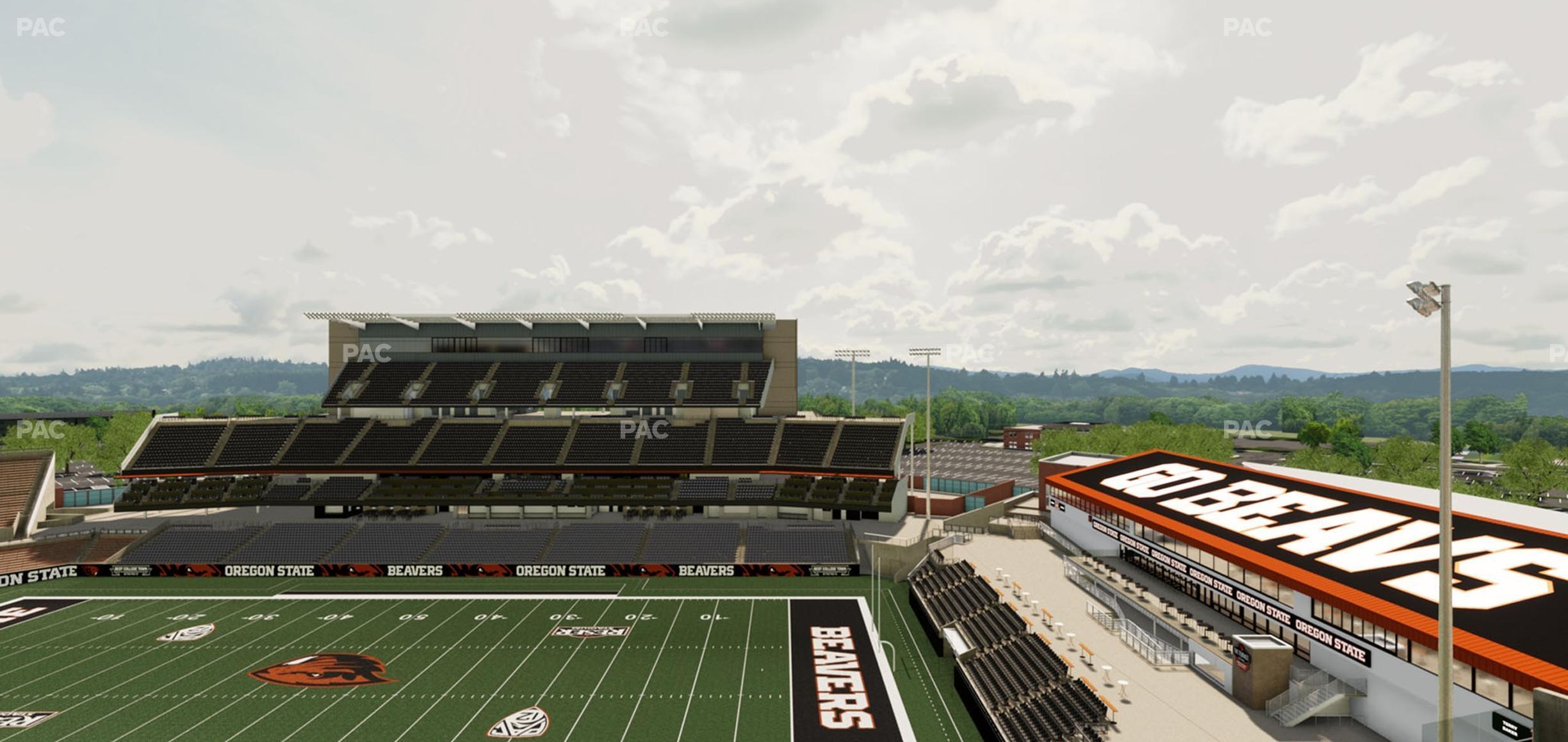 Seating view for Reser Stadium Section 215