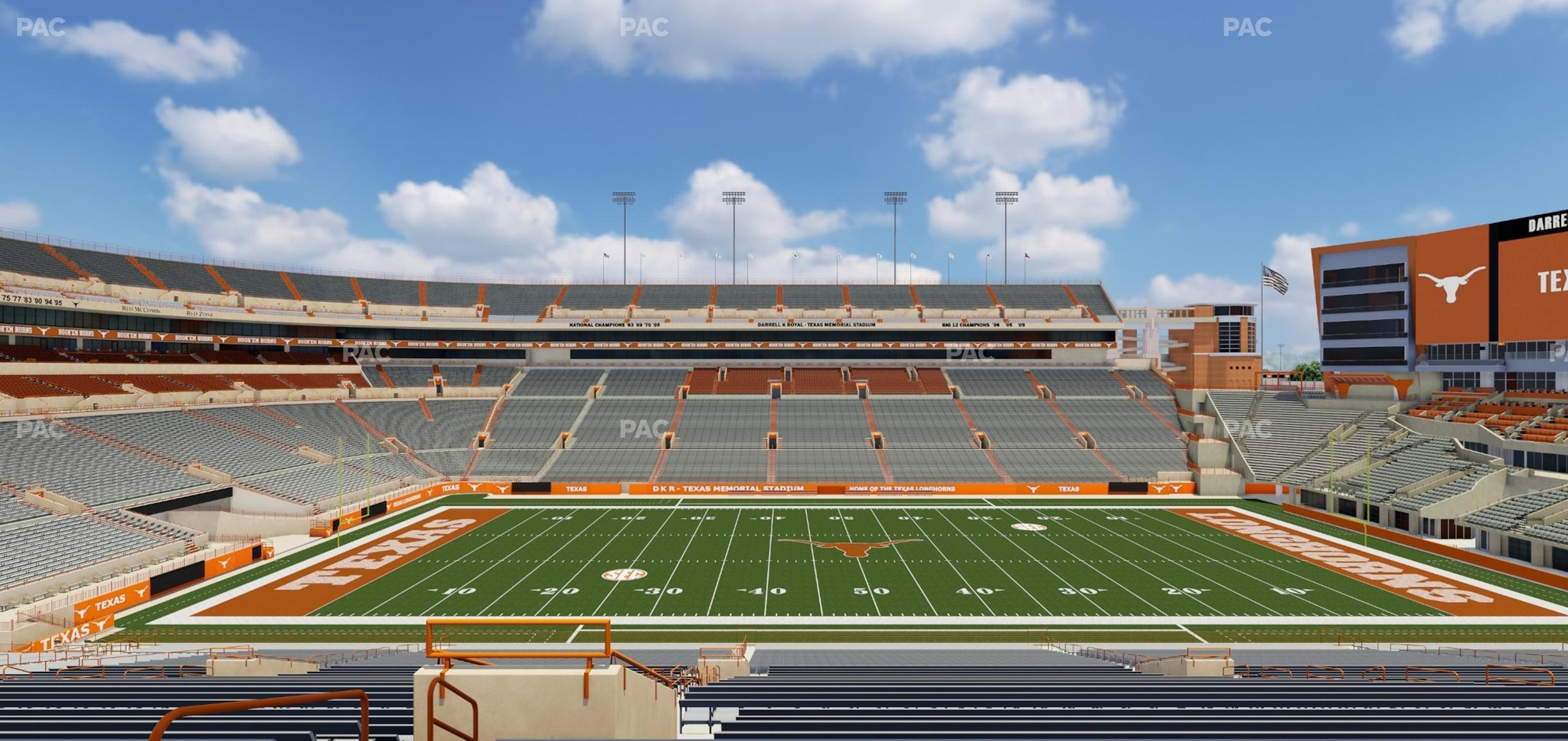 Seating view for Darrell K Royal - Texas Memorial Stadium Section 5