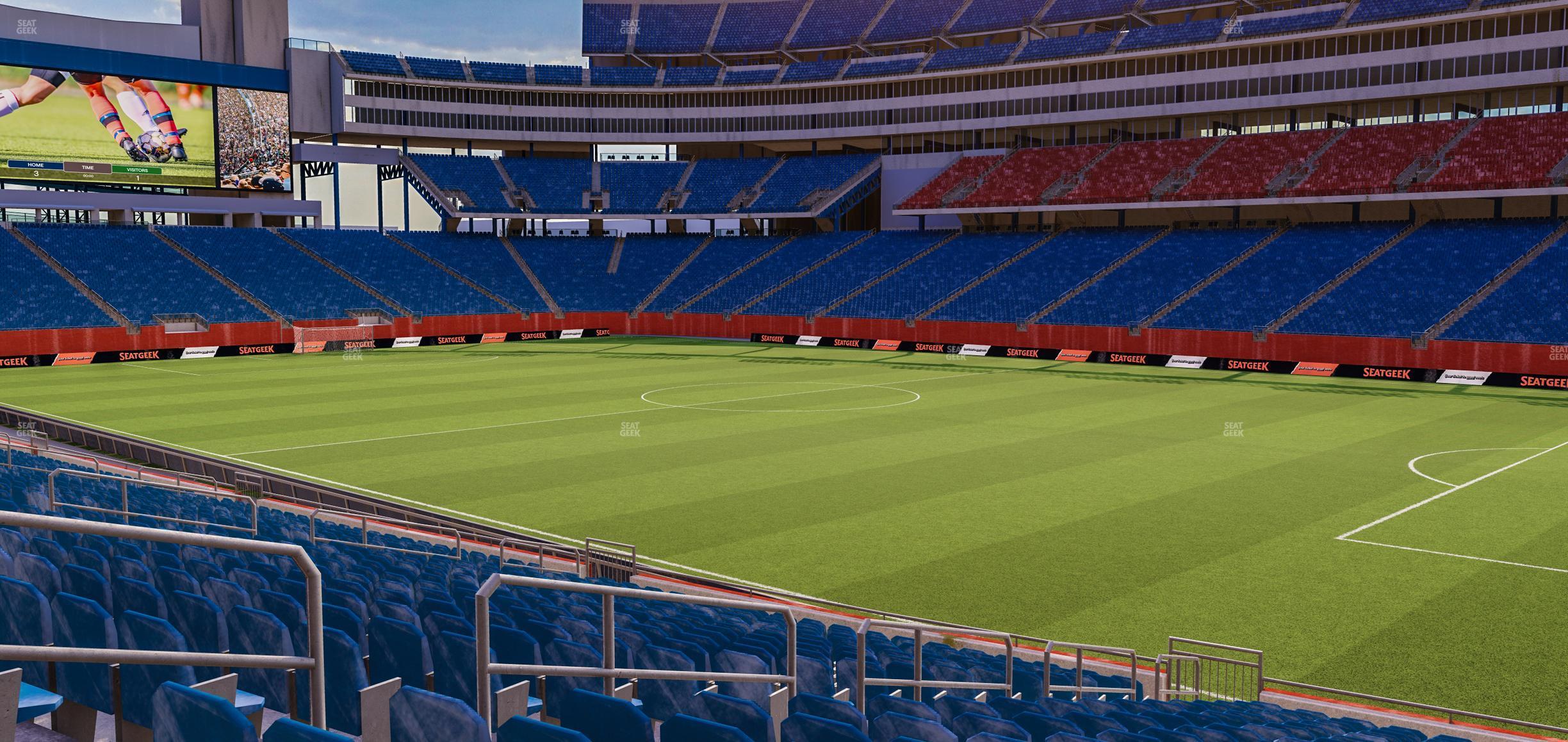 Seating view for Gillette Stadium Section 105