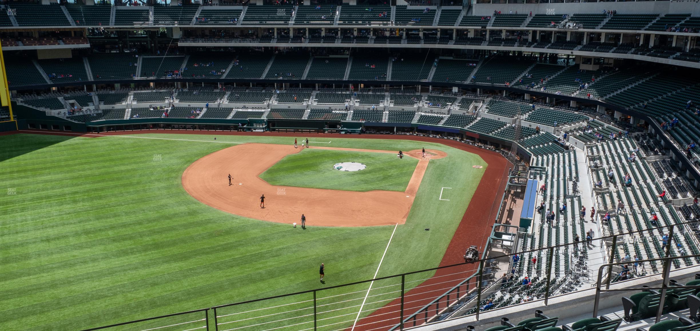 Seating view for Globe Life Field Section 202