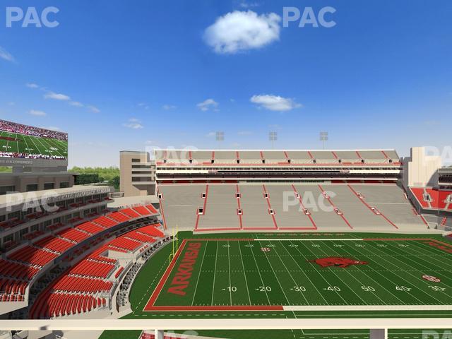 Seating view for Razorback Stadium Section 506 2