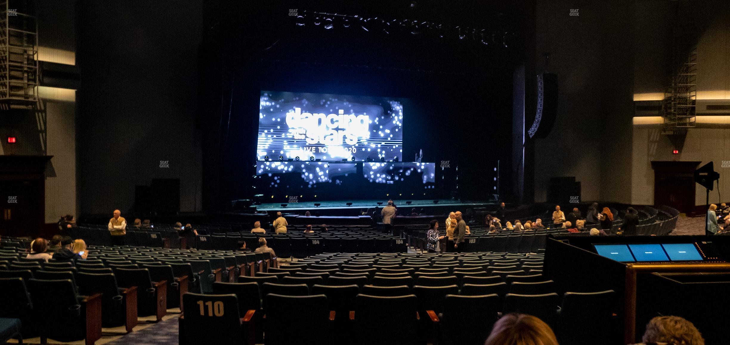 Seating view for Rosemont Theatre Section 110