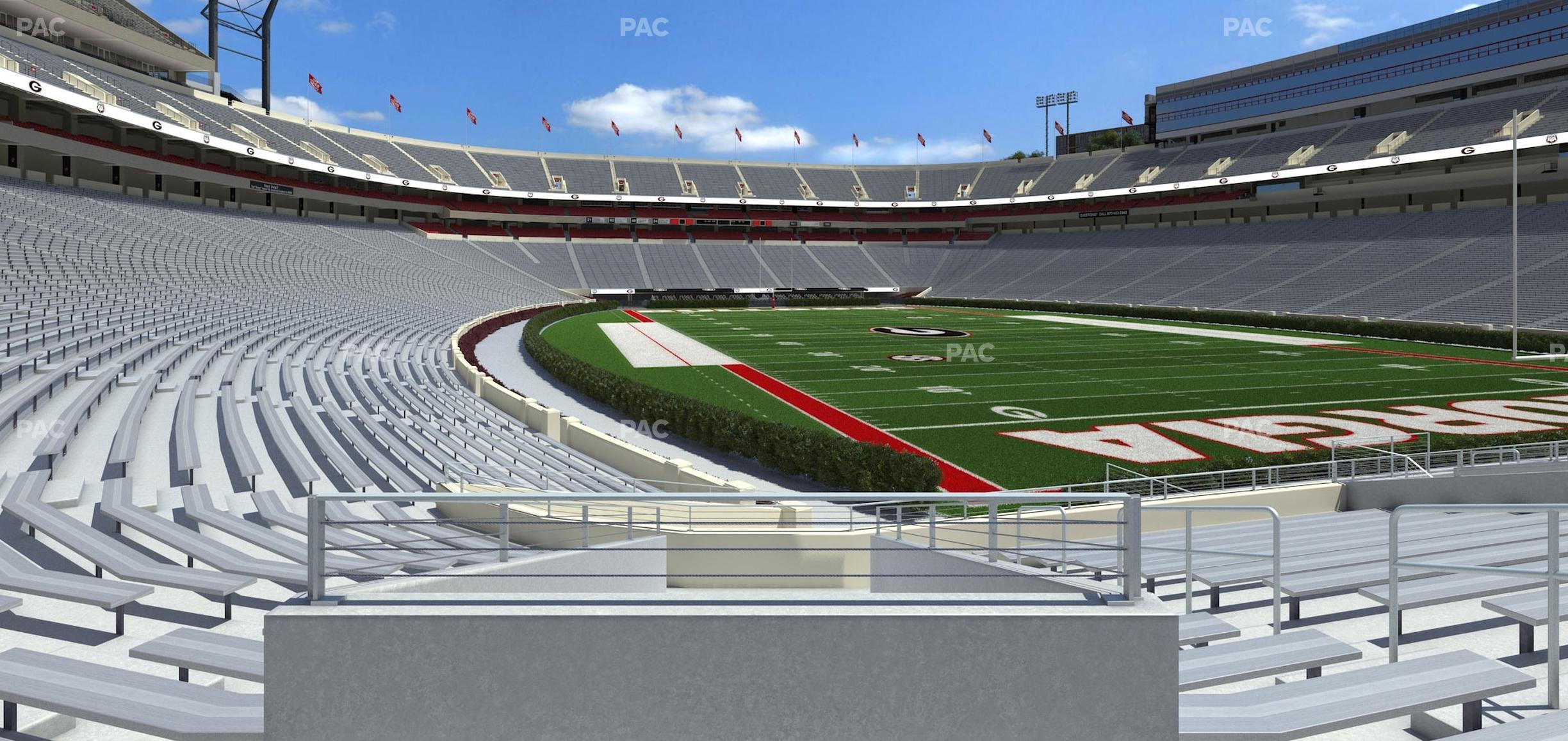 Seating view for Sanford Stadium Section 144