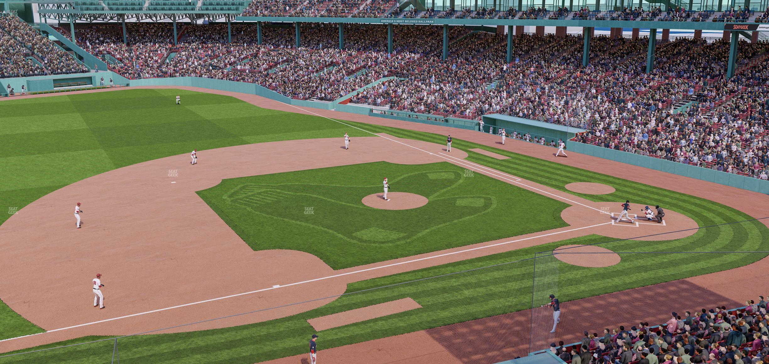 Seating view for Fenway Park Section Dell Technologies Suite L 11