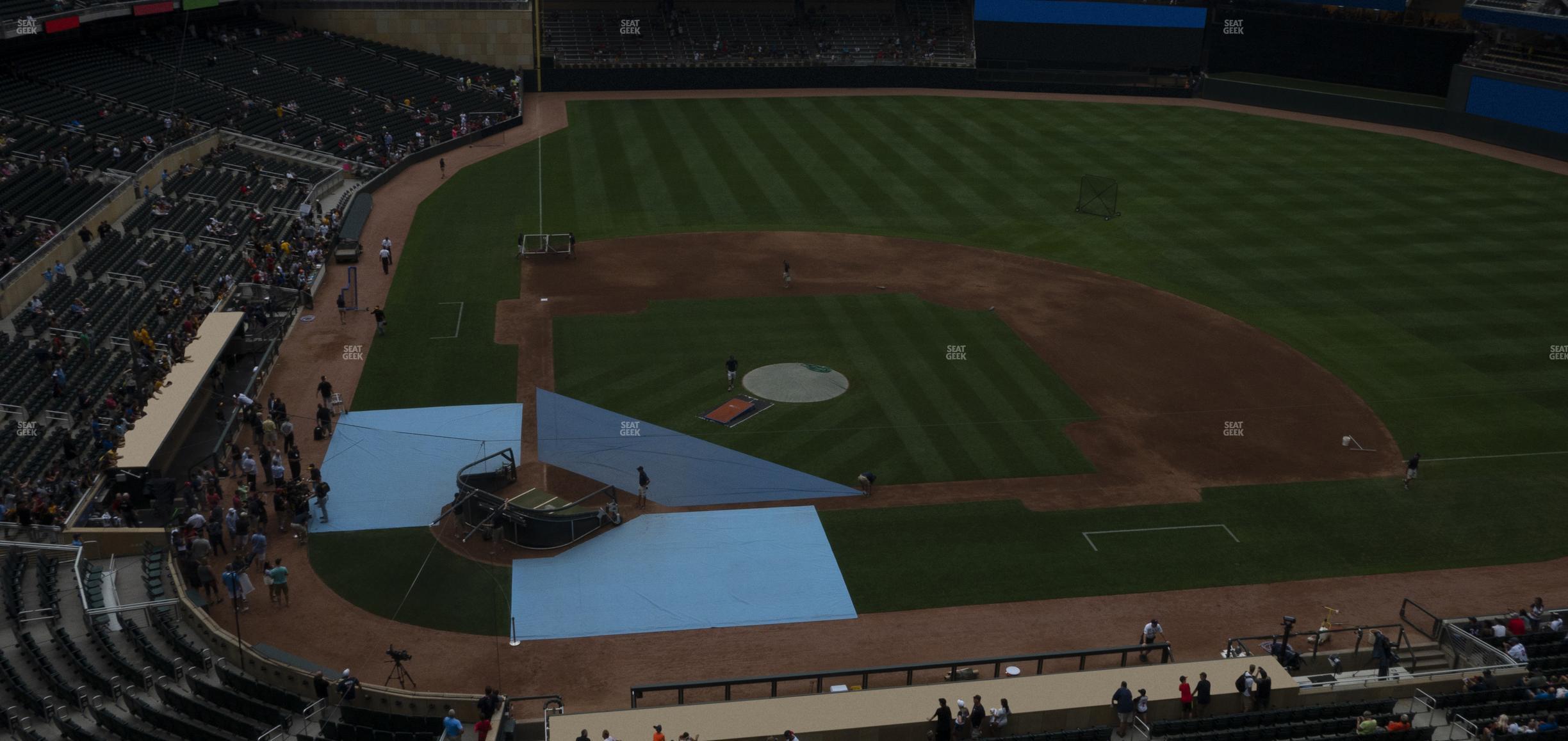 Seating view for Target Field Section 211