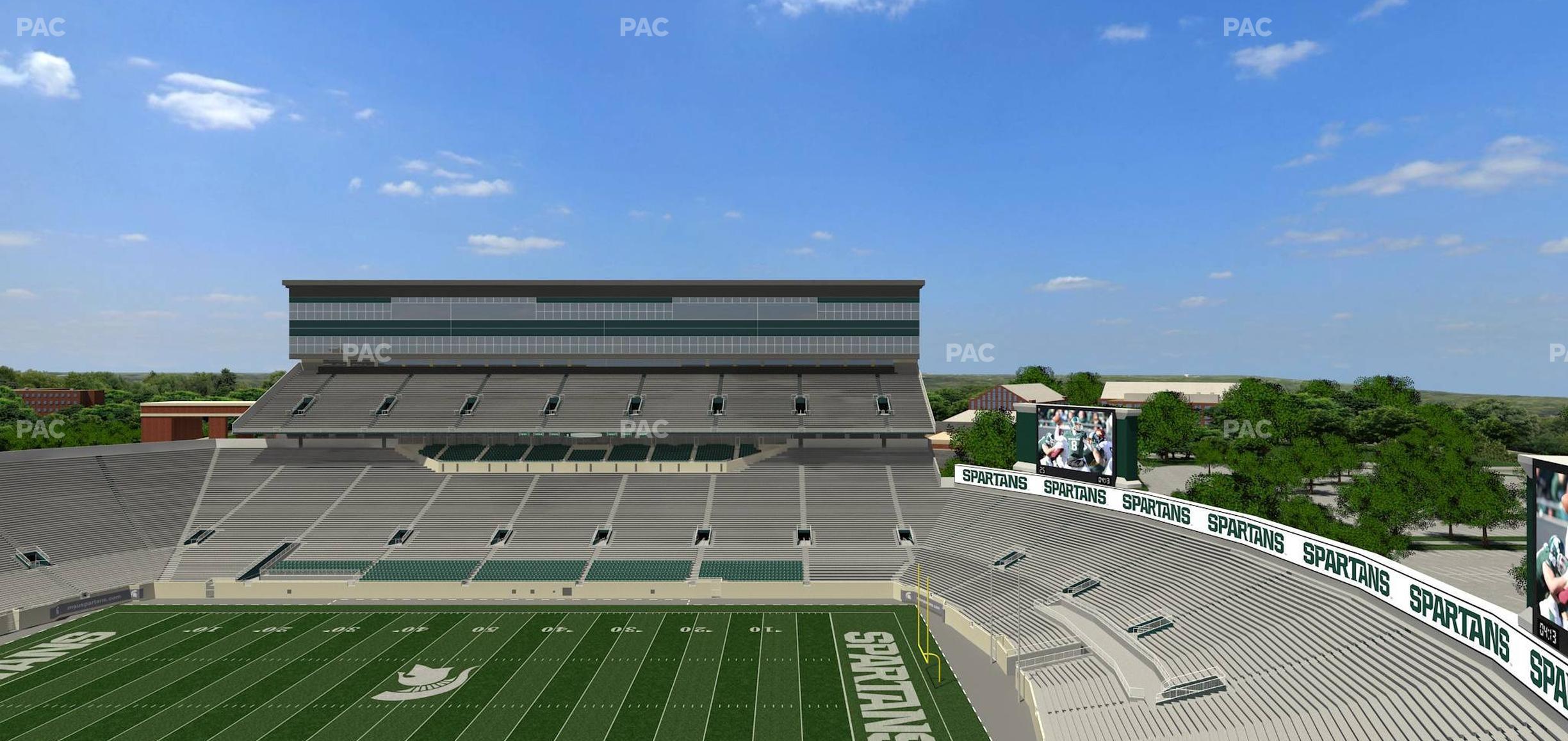 Seating view for Spartan Stadium (Michigan) Section 106