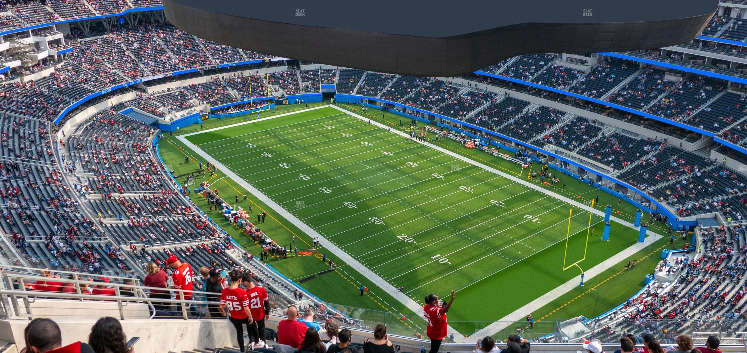 Seating view for SoFi Stadium Section 549