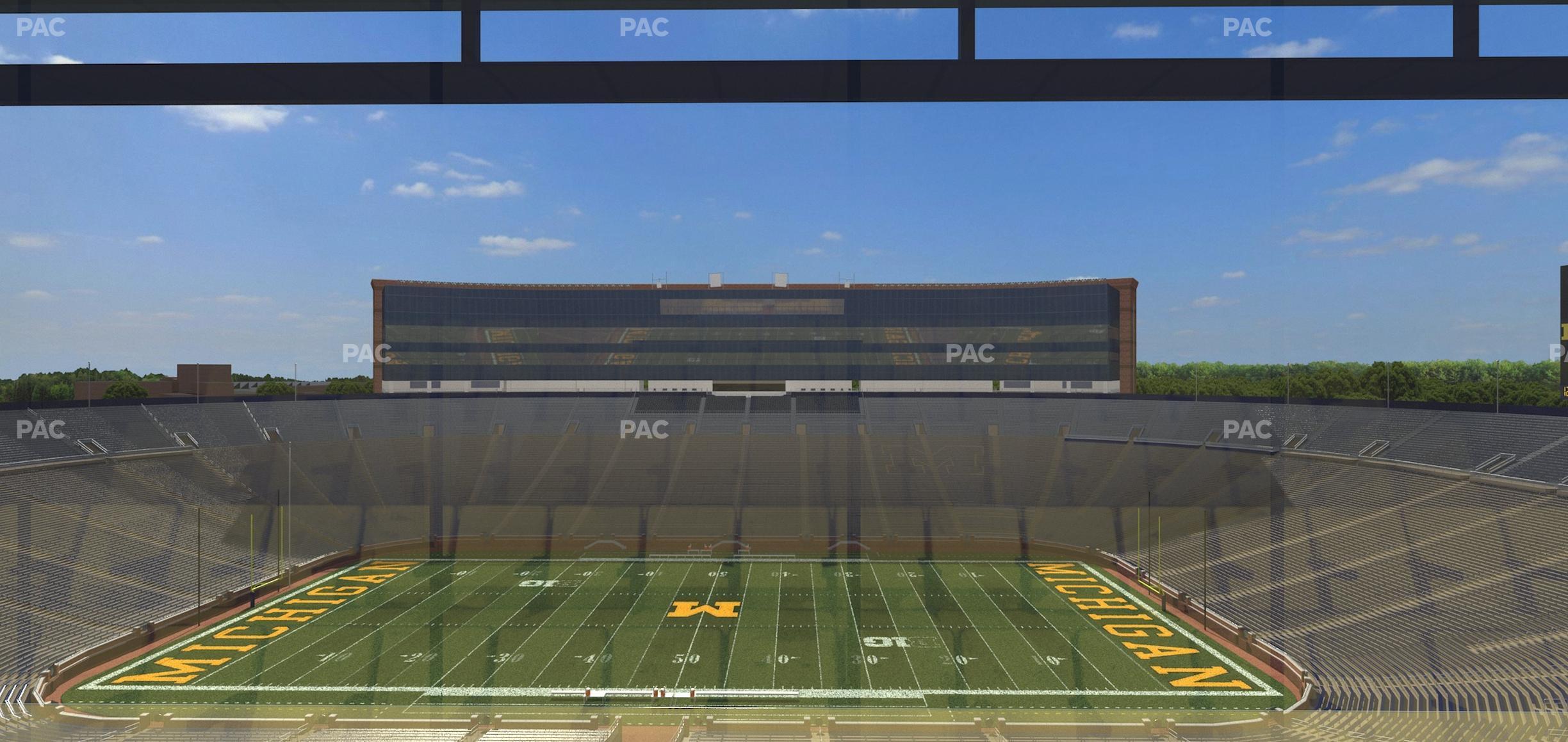 Seating view for Michigan Stadium Section 411