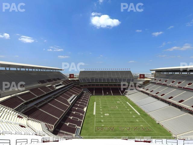 Seating view for Kyle Field Section 347