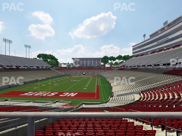 Seating view for Carter-Finley Stadium Section 219