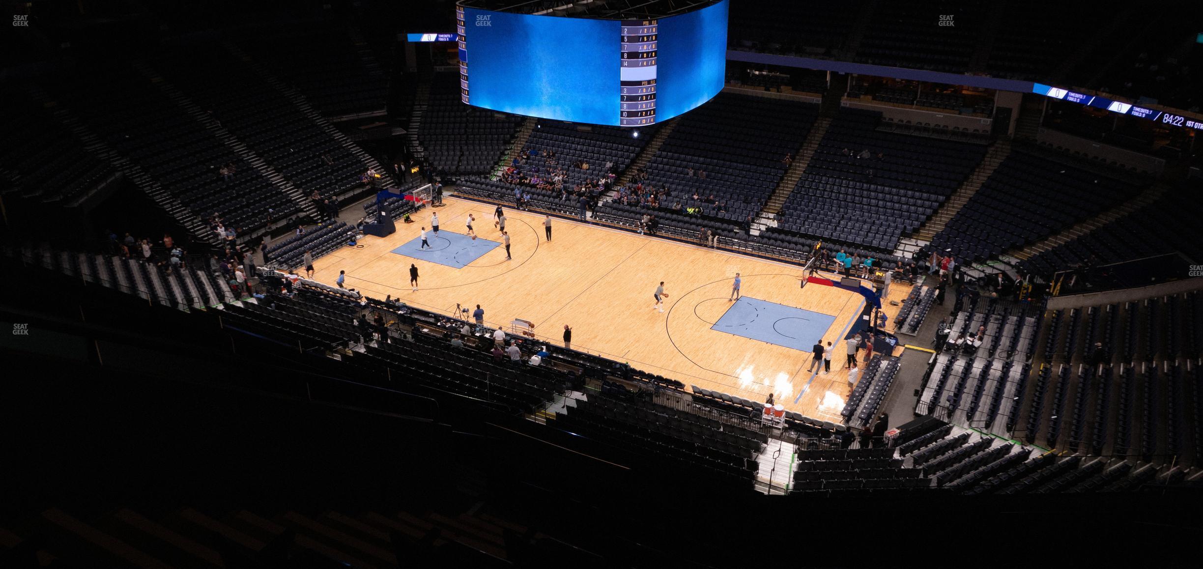 Seating view for FedExForum Section 211